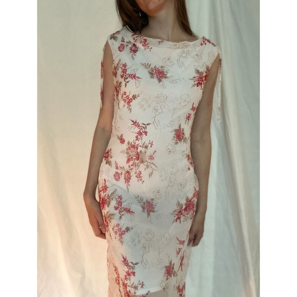 Jonathan Martin Midi Floral Dress
